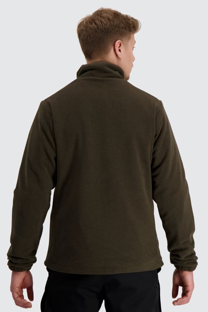 M's Dawson Waterproof Fleece Jacket Moss Brown, view: 3
