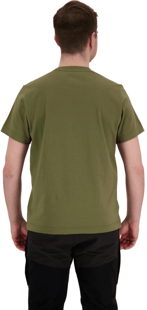 M's Freedom T-shirt with chest pocket Olive, view: 1