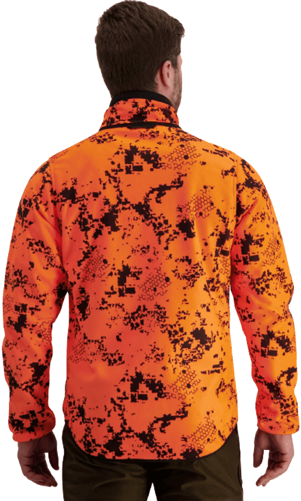 M's Elk Hunter Reversible Fleece Jacket Moss Brown / Blaze 3D, view: 4