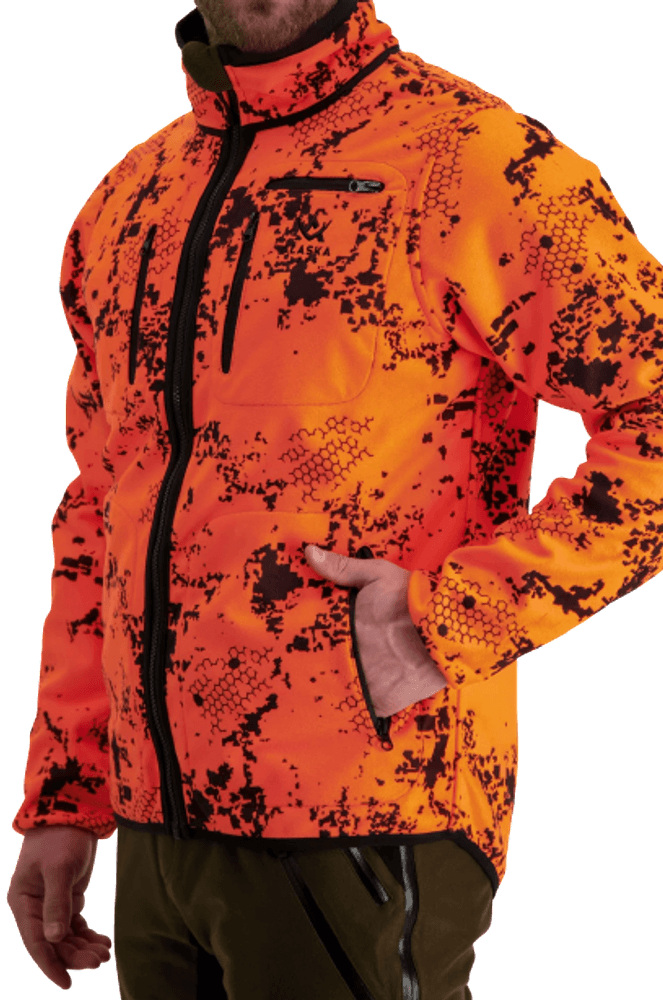 M's Elk Hunter Reversible Fleece Jacket Moss Brown / Blaze 3D, view: 5