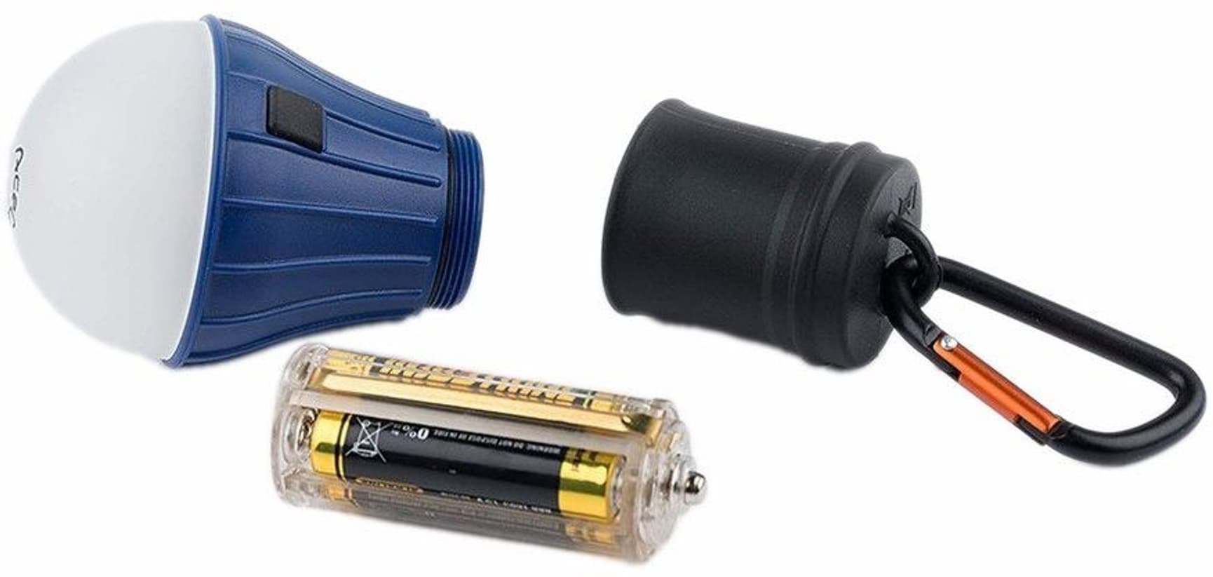 Led Tent Lamp Bulb with Carabiner Blue, view: 1
