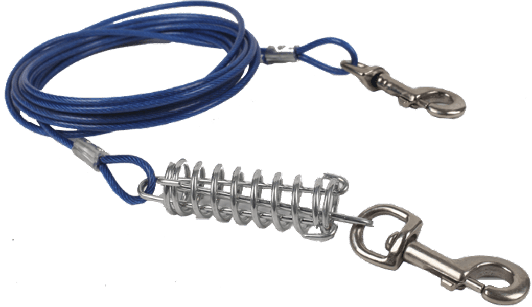 Tie Out Cabel with Spring 4,7 m, view: 0