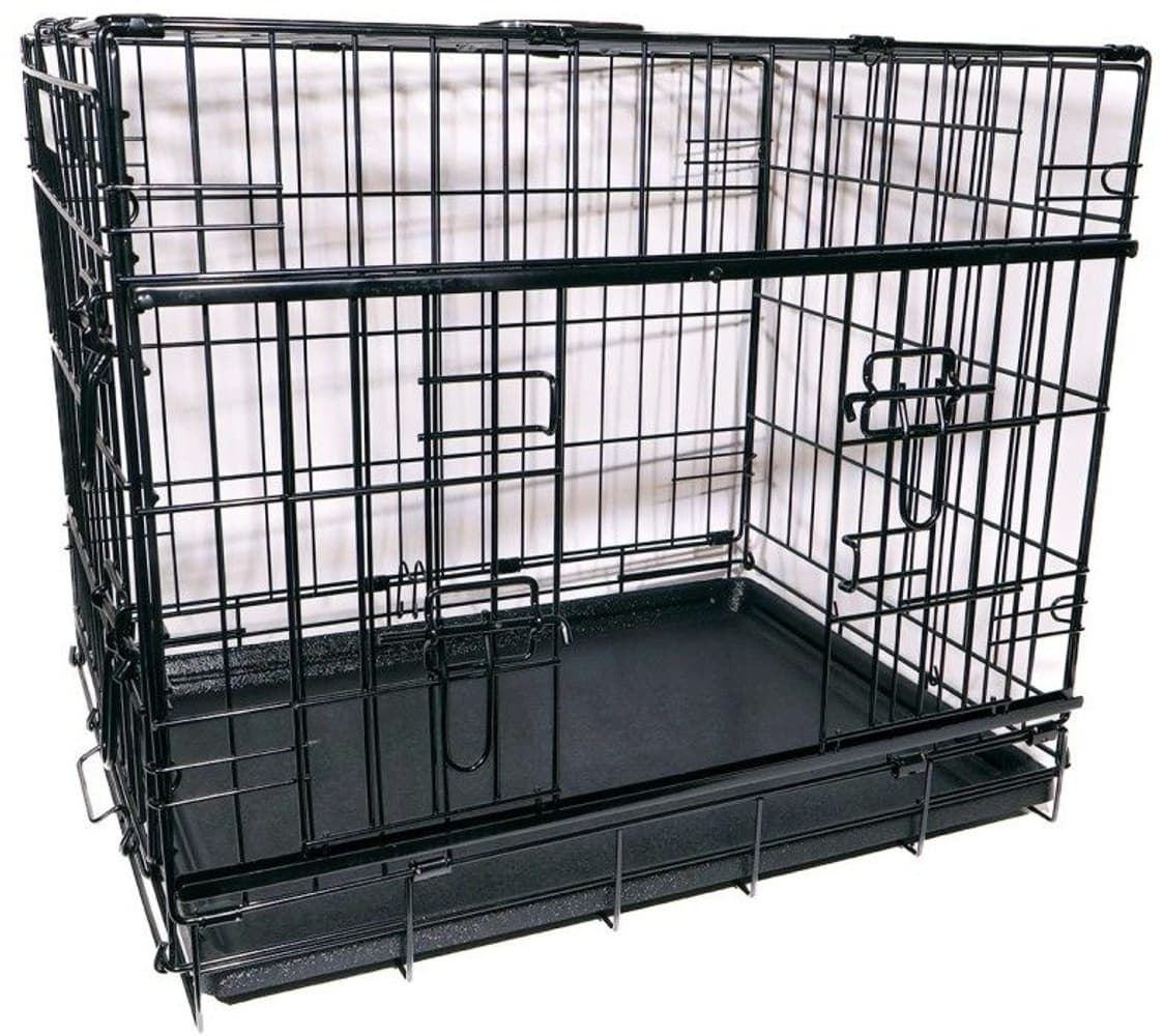 Active Canis Premium Dubbeldoor Cage 76x53x61 cm | Widforss
