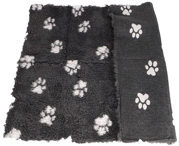 Vetbed 75x100 cm Medium Grey with Paws, view: 1