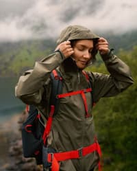 Tived Waterproof Jacket W Forest Green - view: 1