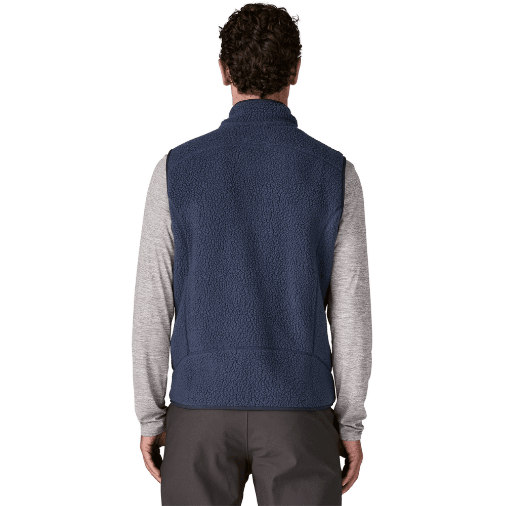 M's Retro Pile Vest New Navy w/Sunken Blue, view: 2