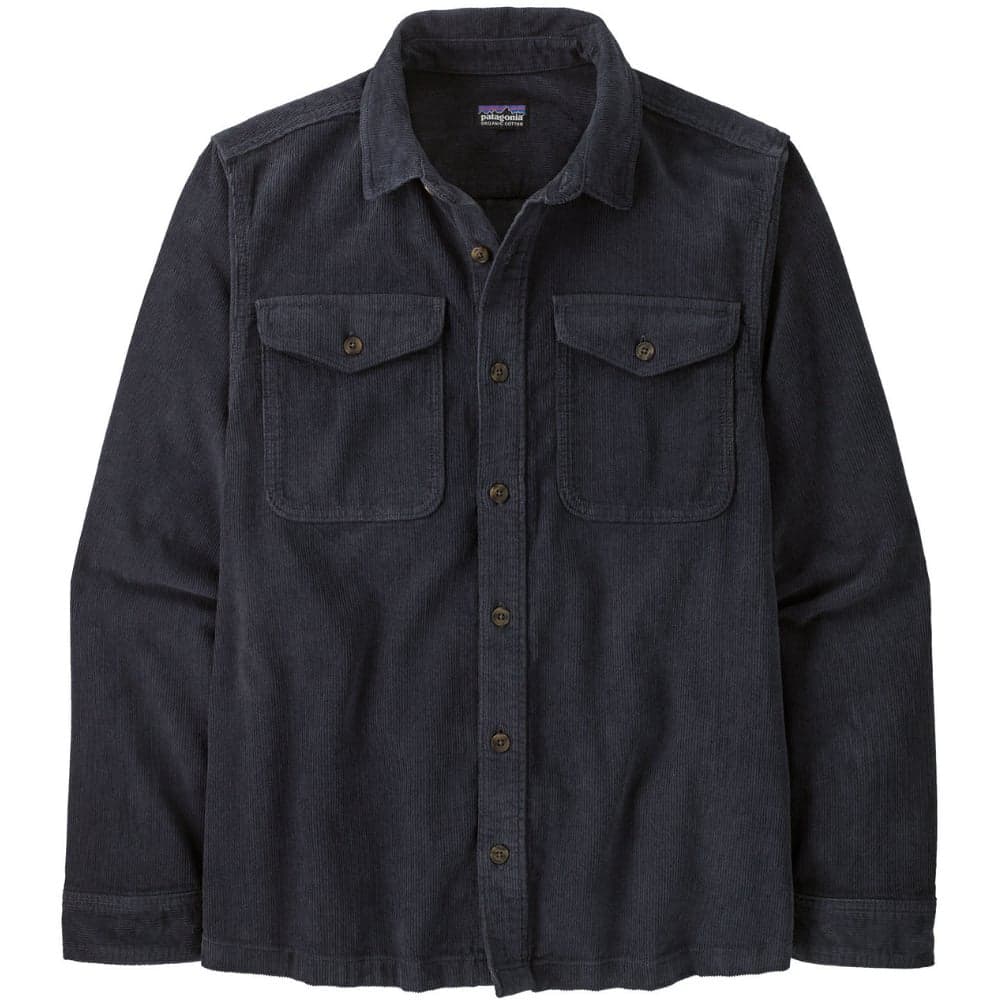 M's Corduroy Shirt Smolder Blue, view: 0