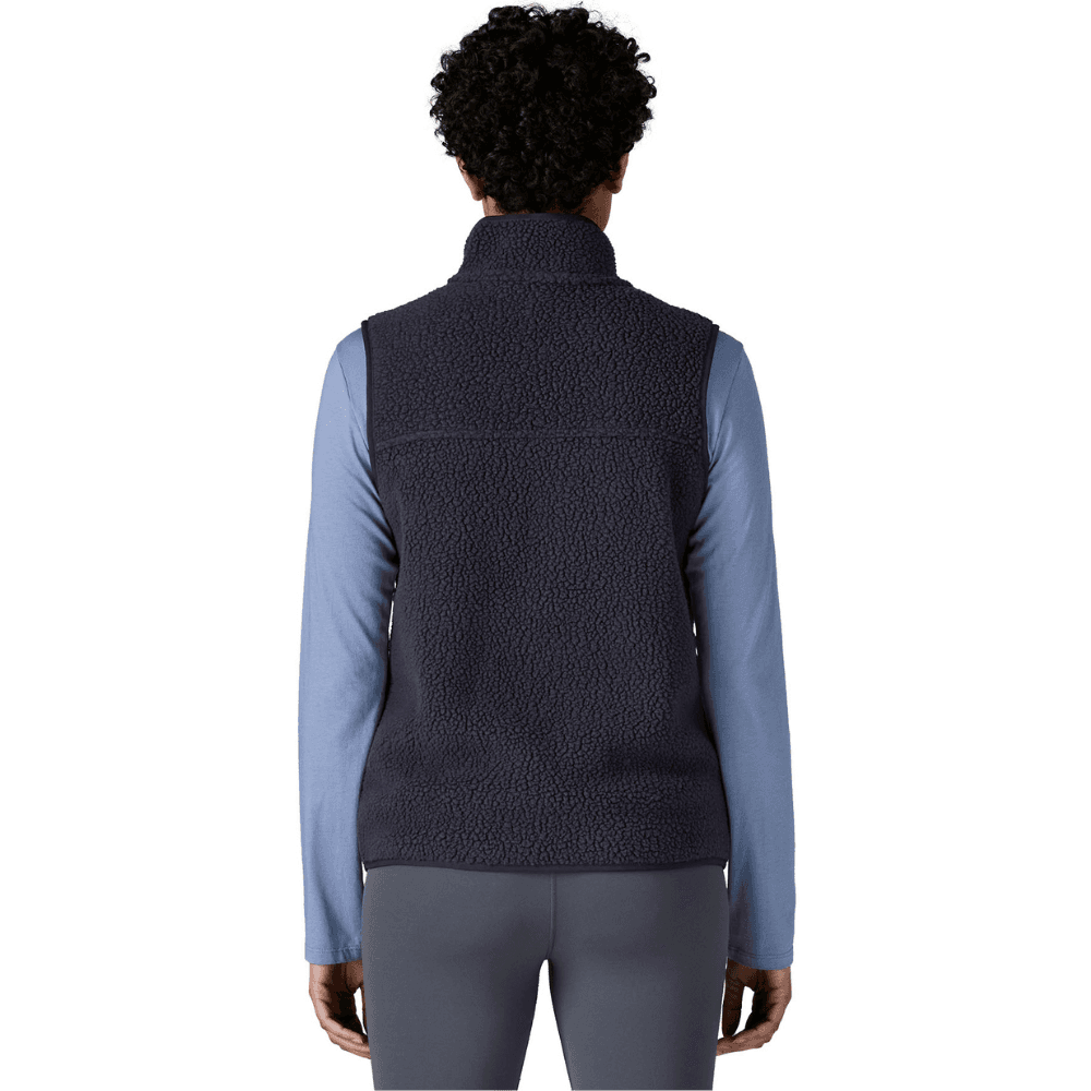 W's Retro Pile Vest Sunken Blue, view: 2