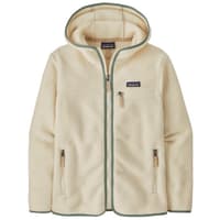 W's Retro Pile Hoody Natural W/Ellwood Green - view: 0