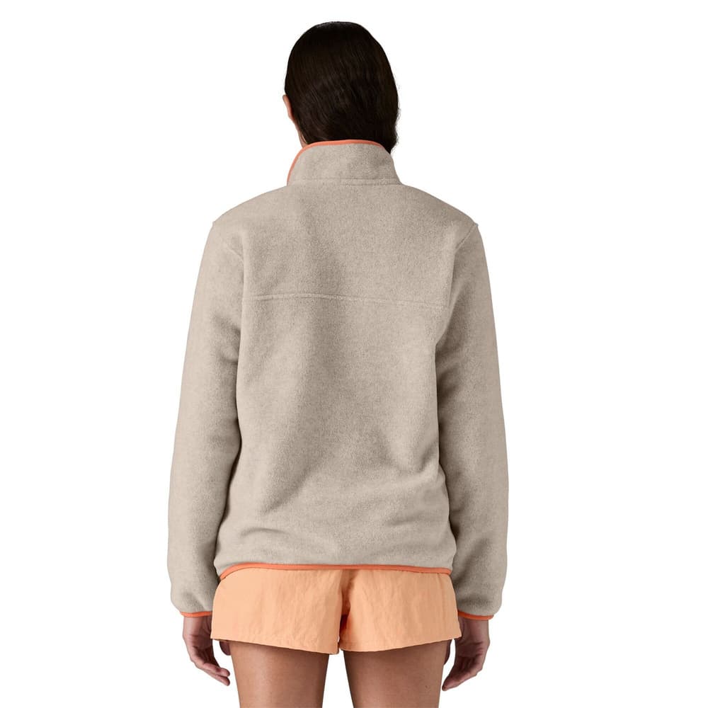 W's LW Synch Snap-T P/O Oatmeal Heather w/Heirloom Peach, view: 2