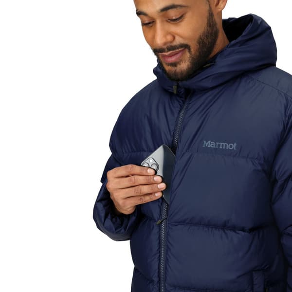 M's Guides Down Hoody Blue, view: 3