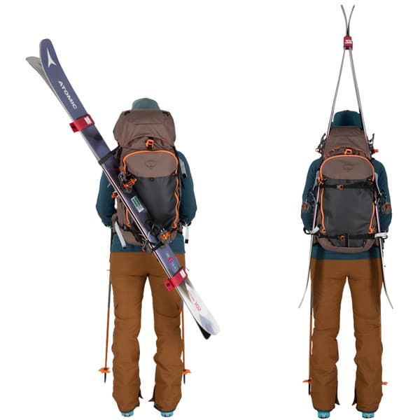 W's Sopris 45L Skidryggsäck Magma Brown/Raven Black, view: 17