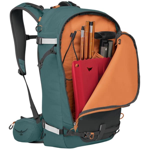 M's Soelden 32L Skidryggsäck Cascade Blue/Raven Black, view: 4