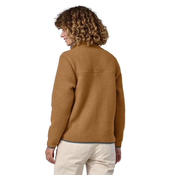 W's Retro Pile Jacket Nest Brown w/Nouveau Green, view: 2