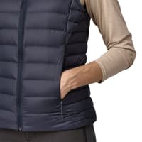 W's Down Sweater Vest Smolder Blue - view: 5