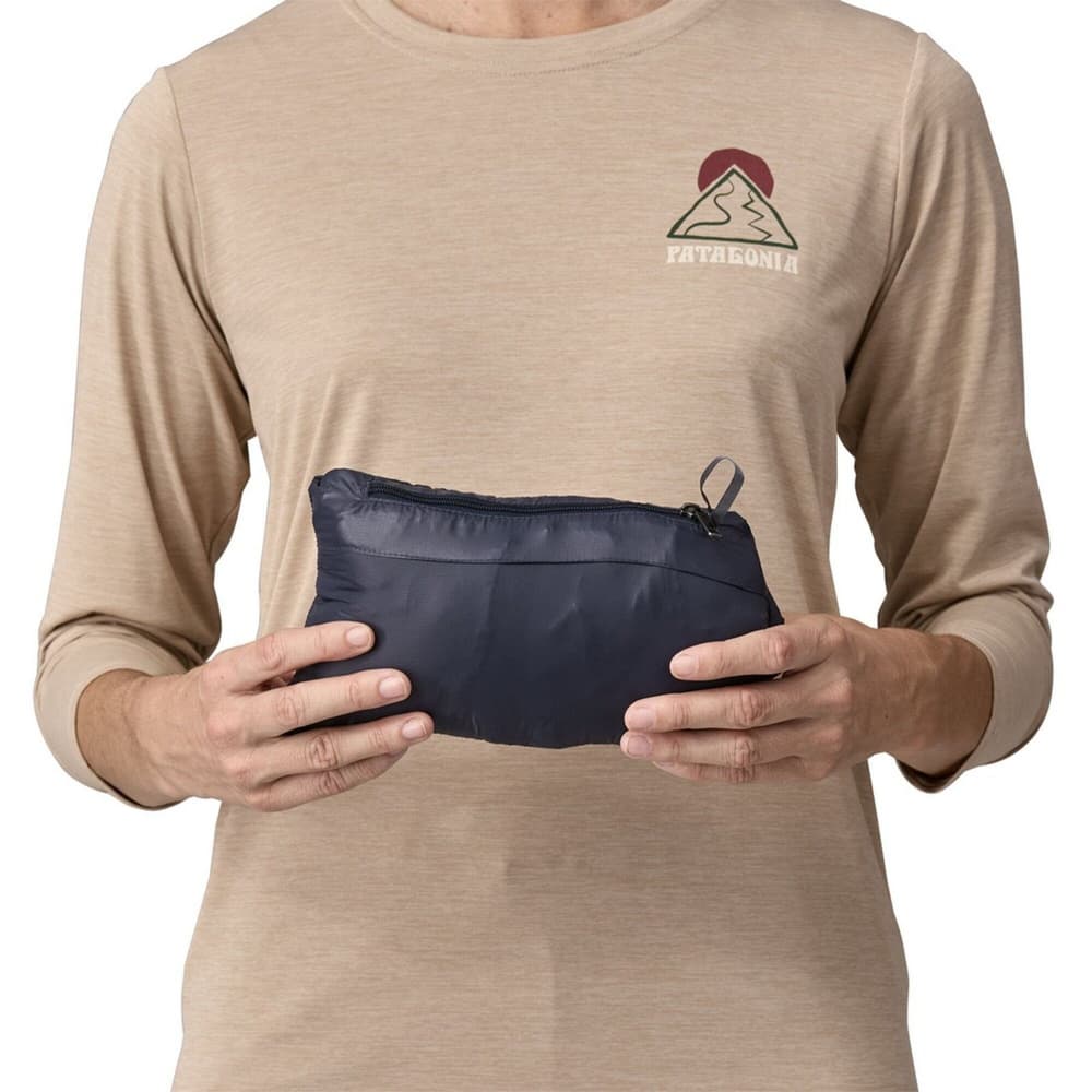 W's Down Sweater Vest Smolder Blue, view: 6