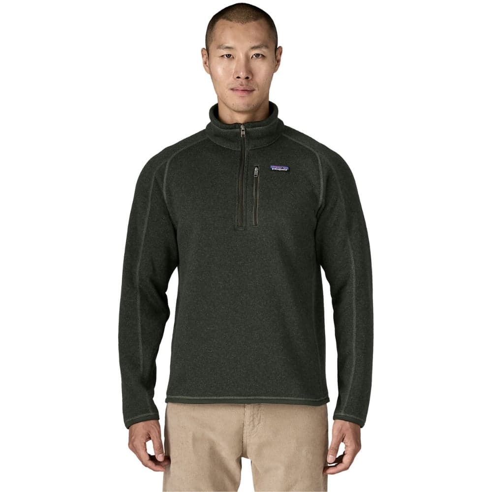 M's Better Sweater 1/4 Zip Old Growth Green, view: 1