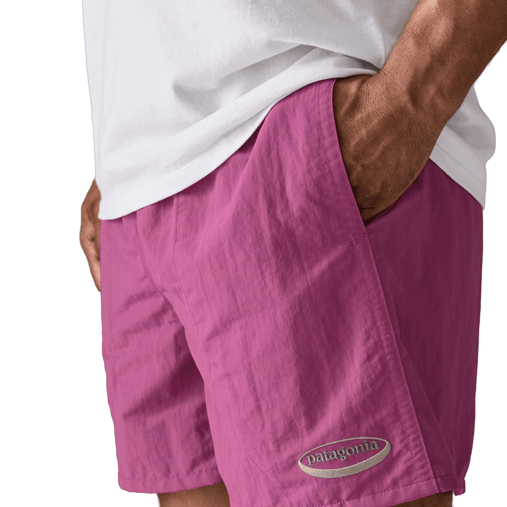 M's Baggies Shorts - 5 In. '95 Oval Logo: Faded Magenta, view: 2