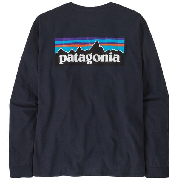 M's L/S P-6 Logo Responsibili-Tee New Navy, view: 1