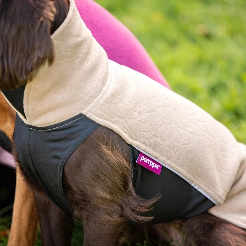 Fleece Coat Jumppapomppa 60-65Cm Sand, view: 3
