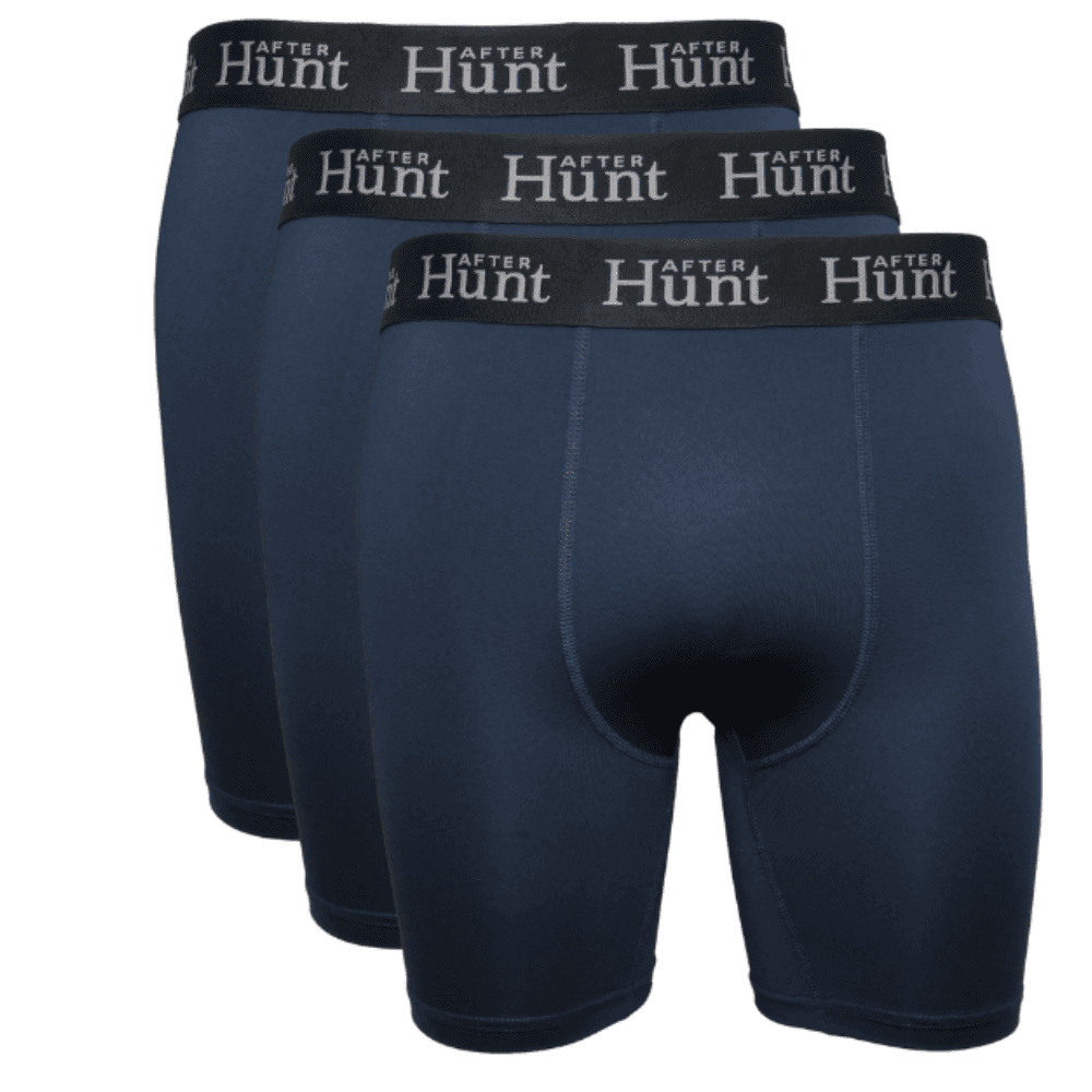 Mens Boxer Underwear Long 2-pack Dark Blue, view: 0