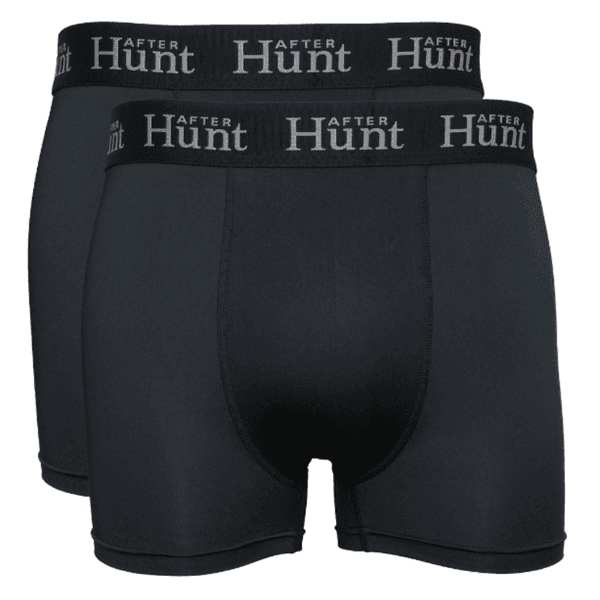 Mens Boxer Underwear Short 2-pack Black, view: 0