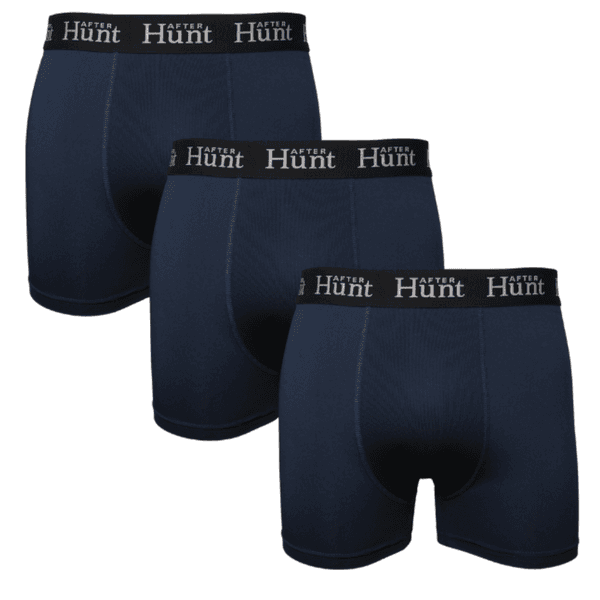 Mens Boxer Underwear Short 3-pack Dark Blue, view: 1