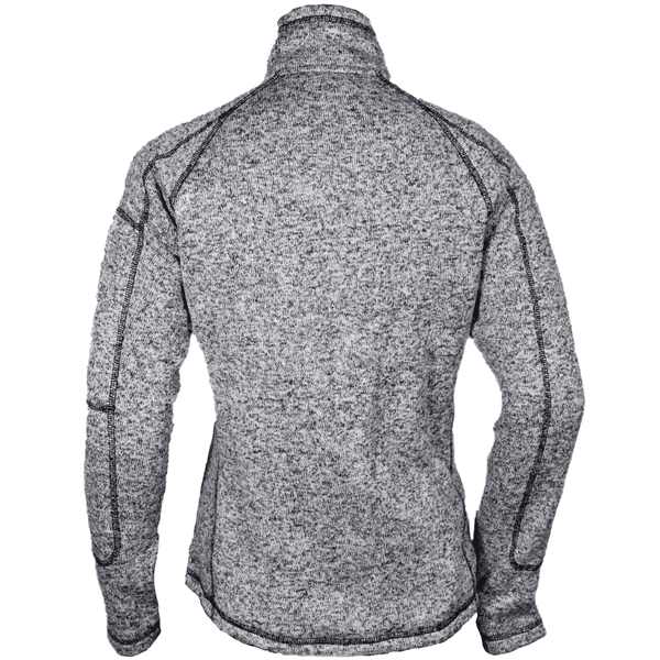 Heat Weaveguard Strikket Varmejakke Dame inkl Powerbank Gråmelert, view: 1