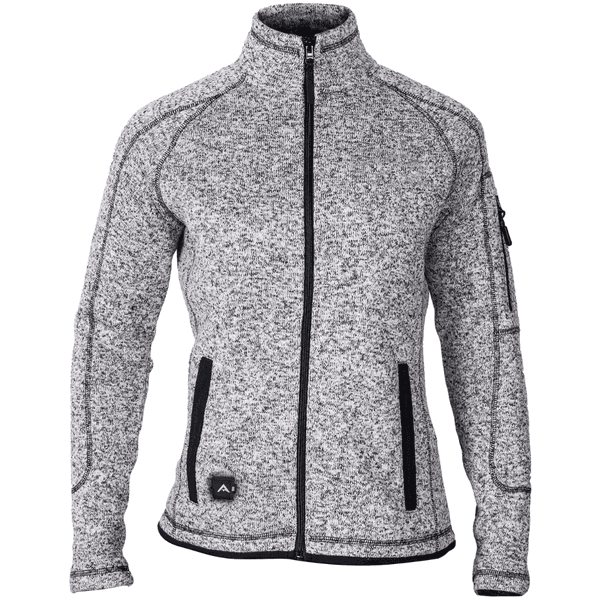 Heat Weaveguard Strikket Varmejakke Dame inkl Powerbank Gråmelert, view: 0