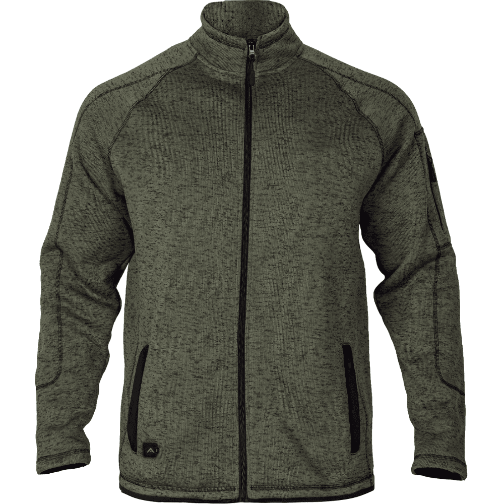 Heat Weaveguard Strikket Varmejakke Herre inkl Powerbank Brunmelert, view: 0