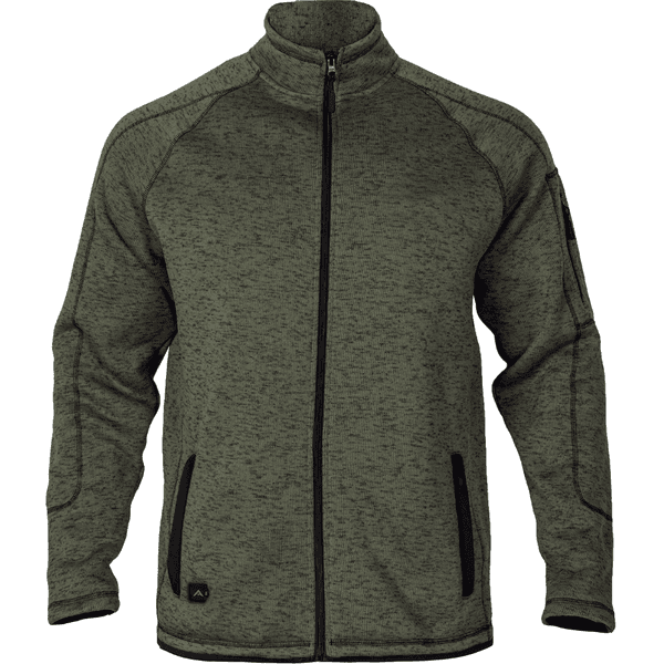 Heat Weaveguard Strikket Varmejakke Herre inkl Powerbank Brunmelert, view: 0