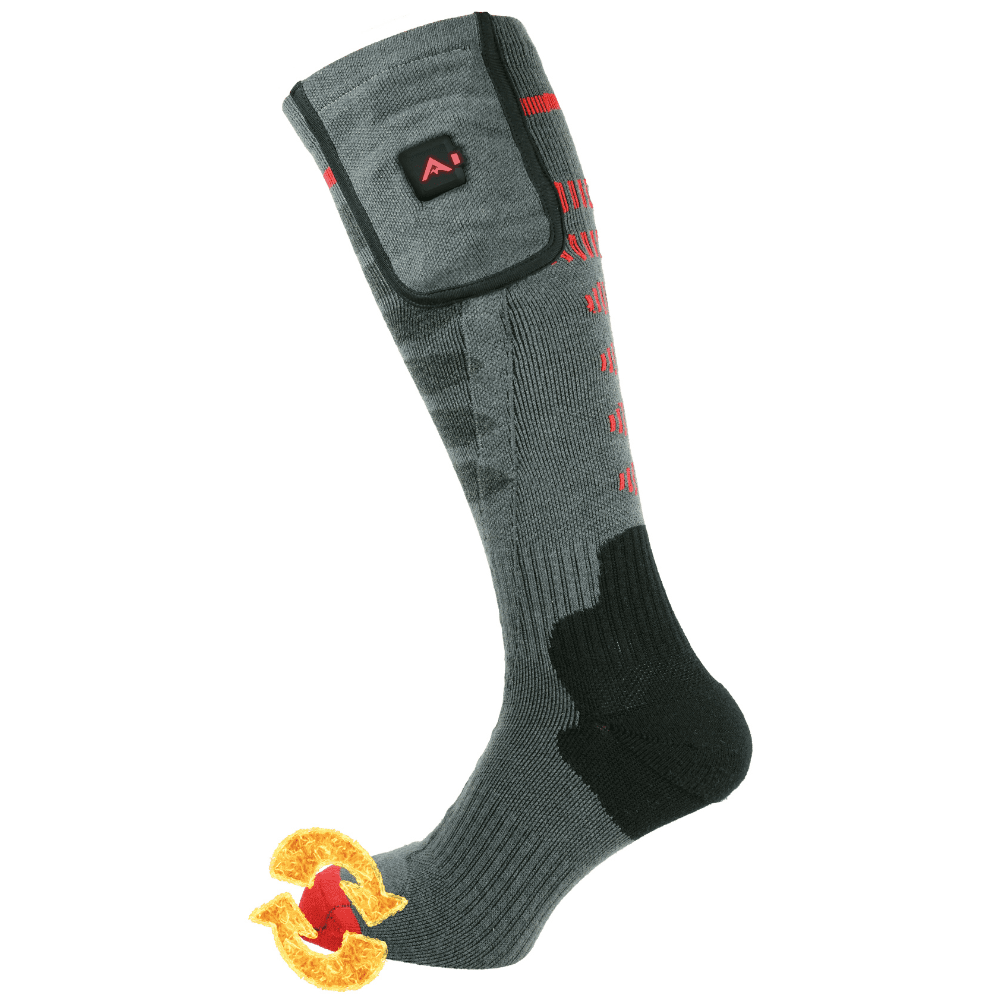 Heat SurroundActive Tynn Varmesokk inkl Powerbank Basic Grey, view: 1