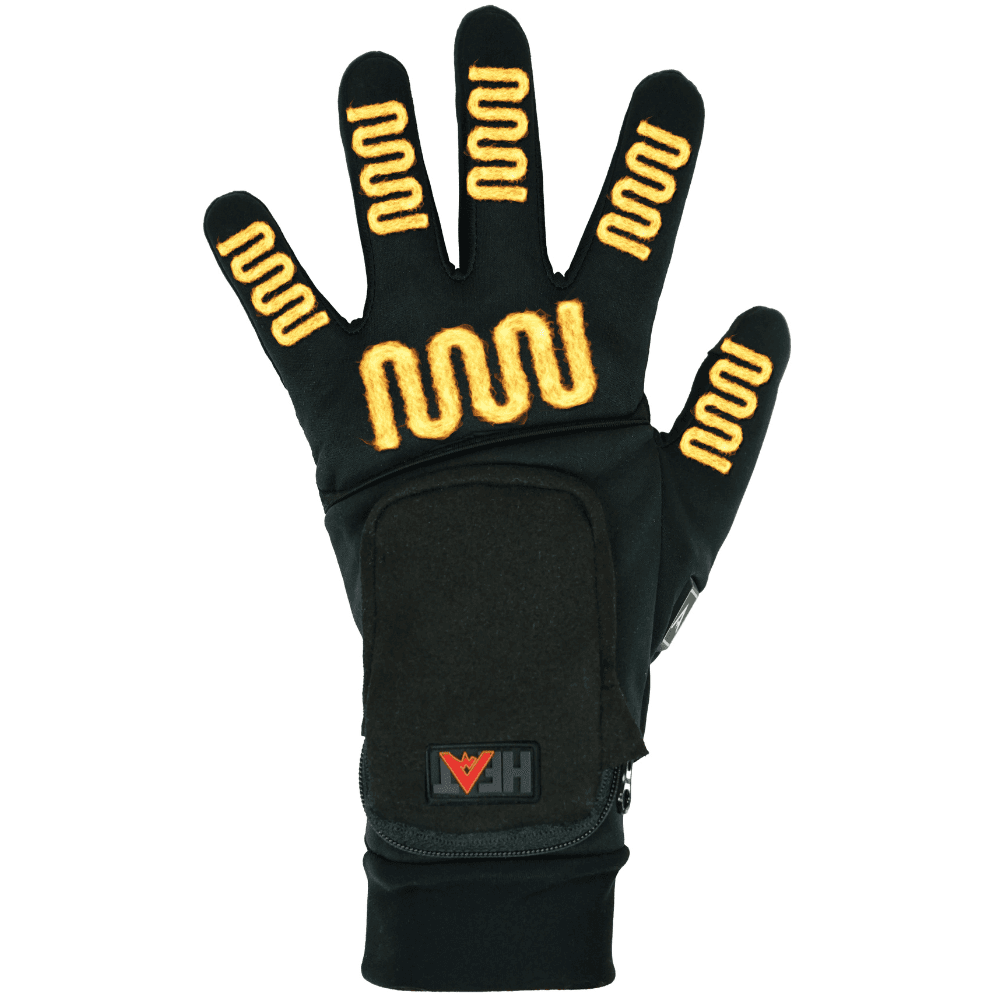 Heat Flexduo Tynn Varmehanske Utfellbar Luve Basic Inkl Powerbank Svart, view: 4