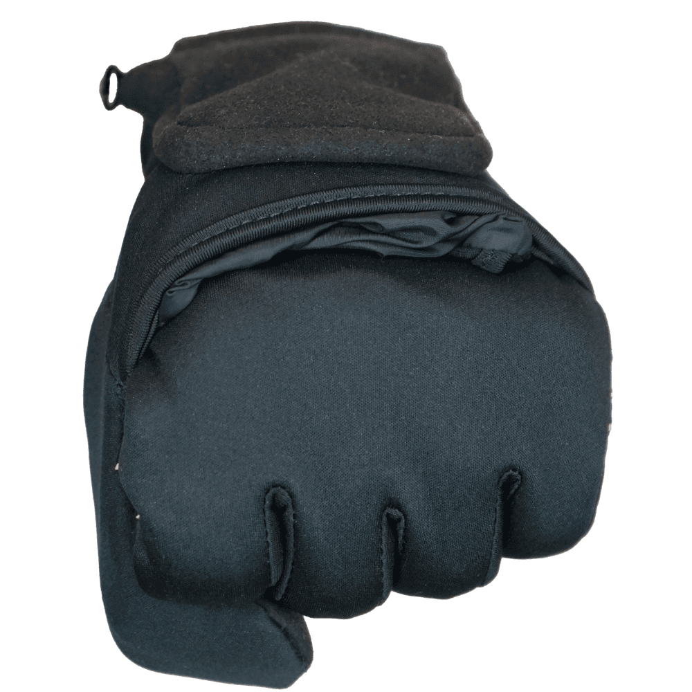 Heat Flexduo Tynn Varmehanske Utfellbar Luve Basic Inkl Powerbank Svart, view: 5