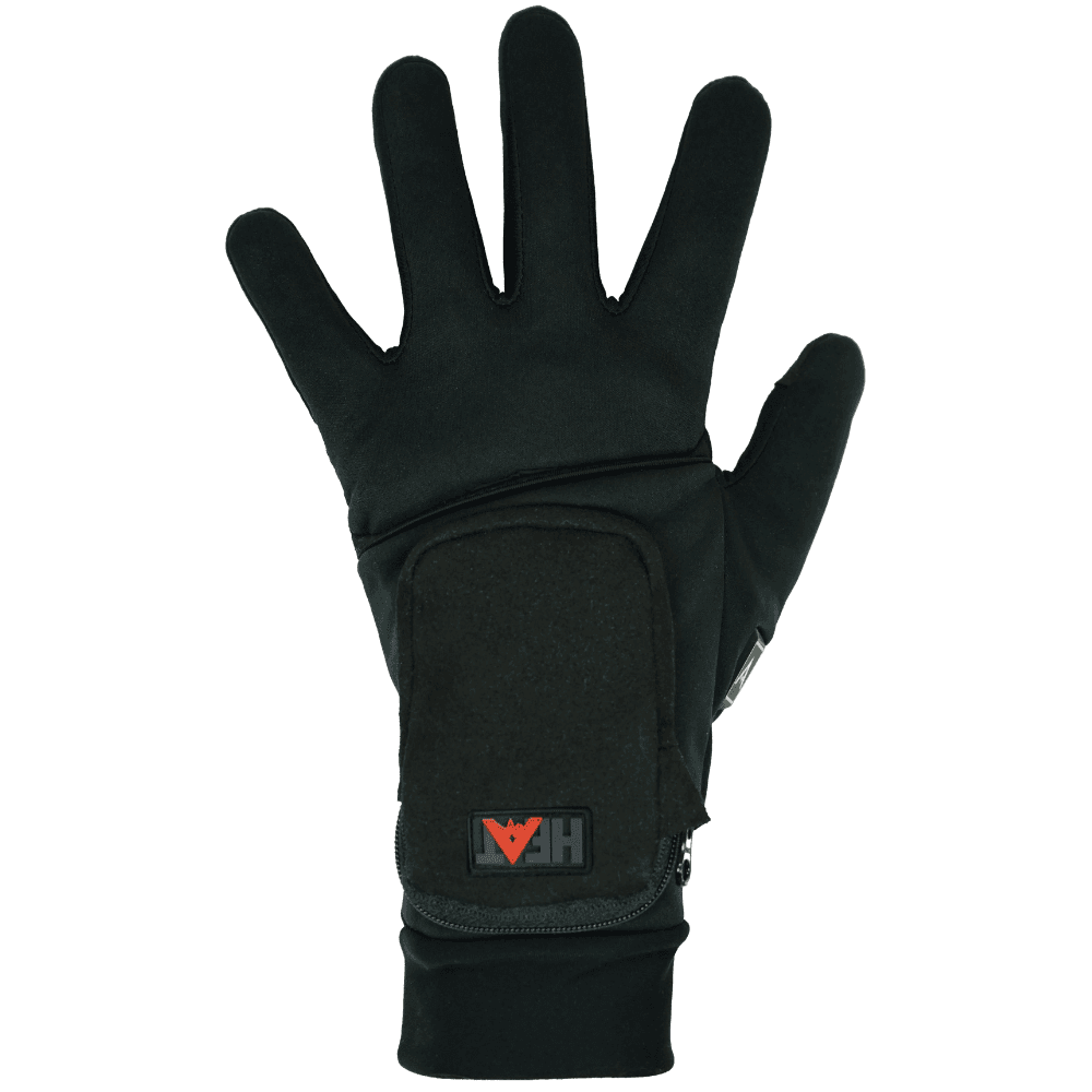 Heat Flexduo Tynn Varmehanske Utfellbar Luve Basic Inkl Powerbank Svart, view: 0