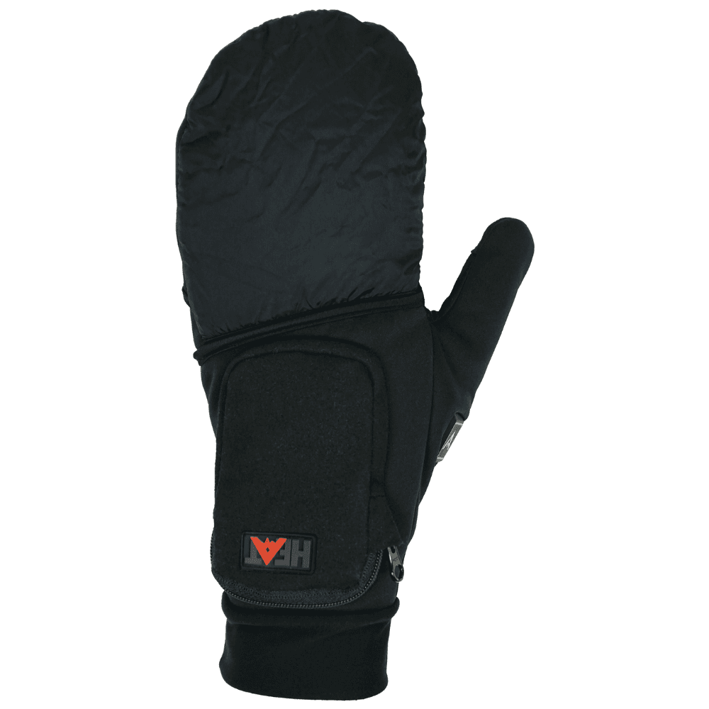 Heat Flexduo Tynn Varmehanske Utfellbar Luve Basic Inkl Powerbank Svart, view: 2
