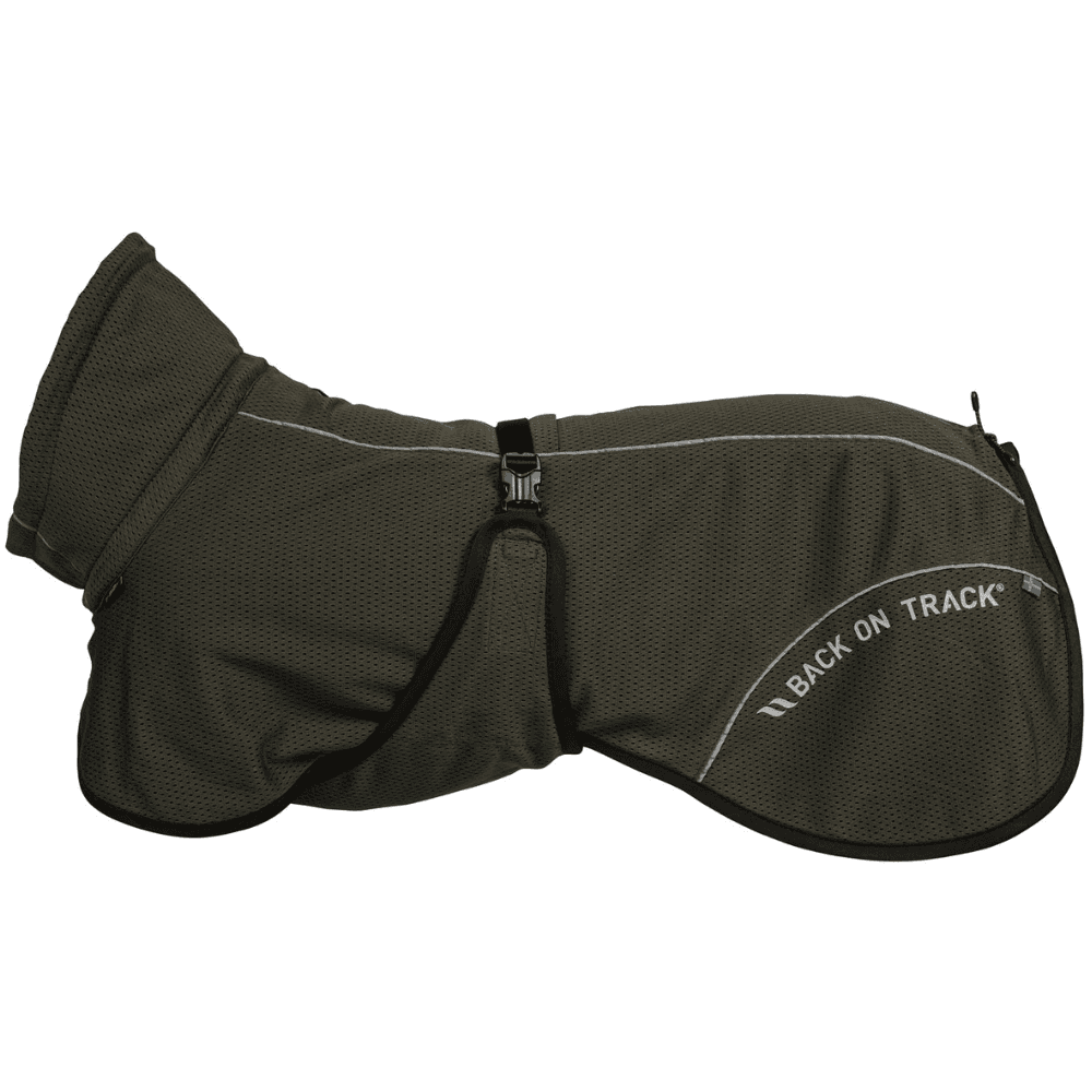 Bay Mesh Coat High Set Tail 55-65 cm Olive, view: 0