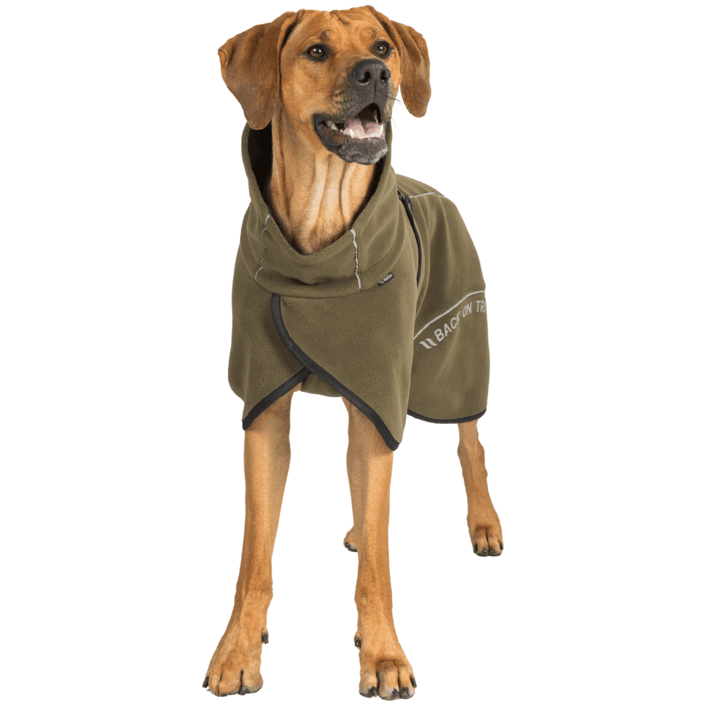 Bay Fleece Coat Low Set Tail 40-50 cm Olive, view: 1