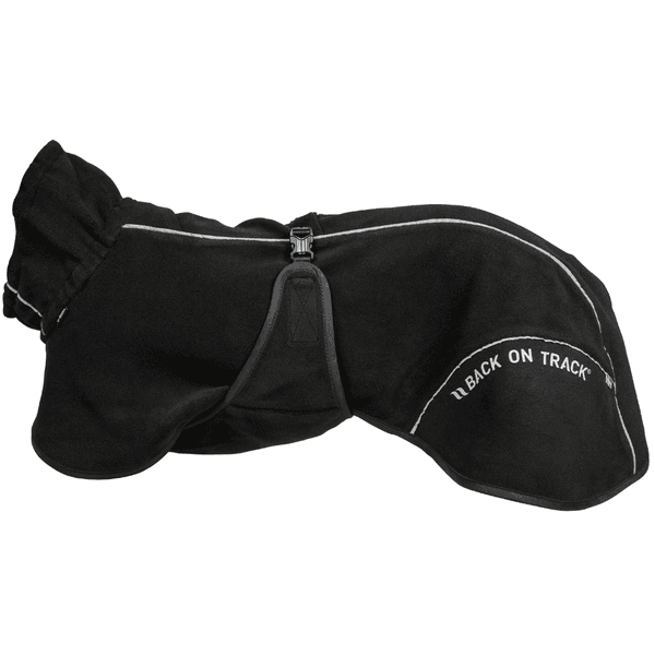 Bay Fleece Coat Low Set Tail 70-80 cm Black, view: 0