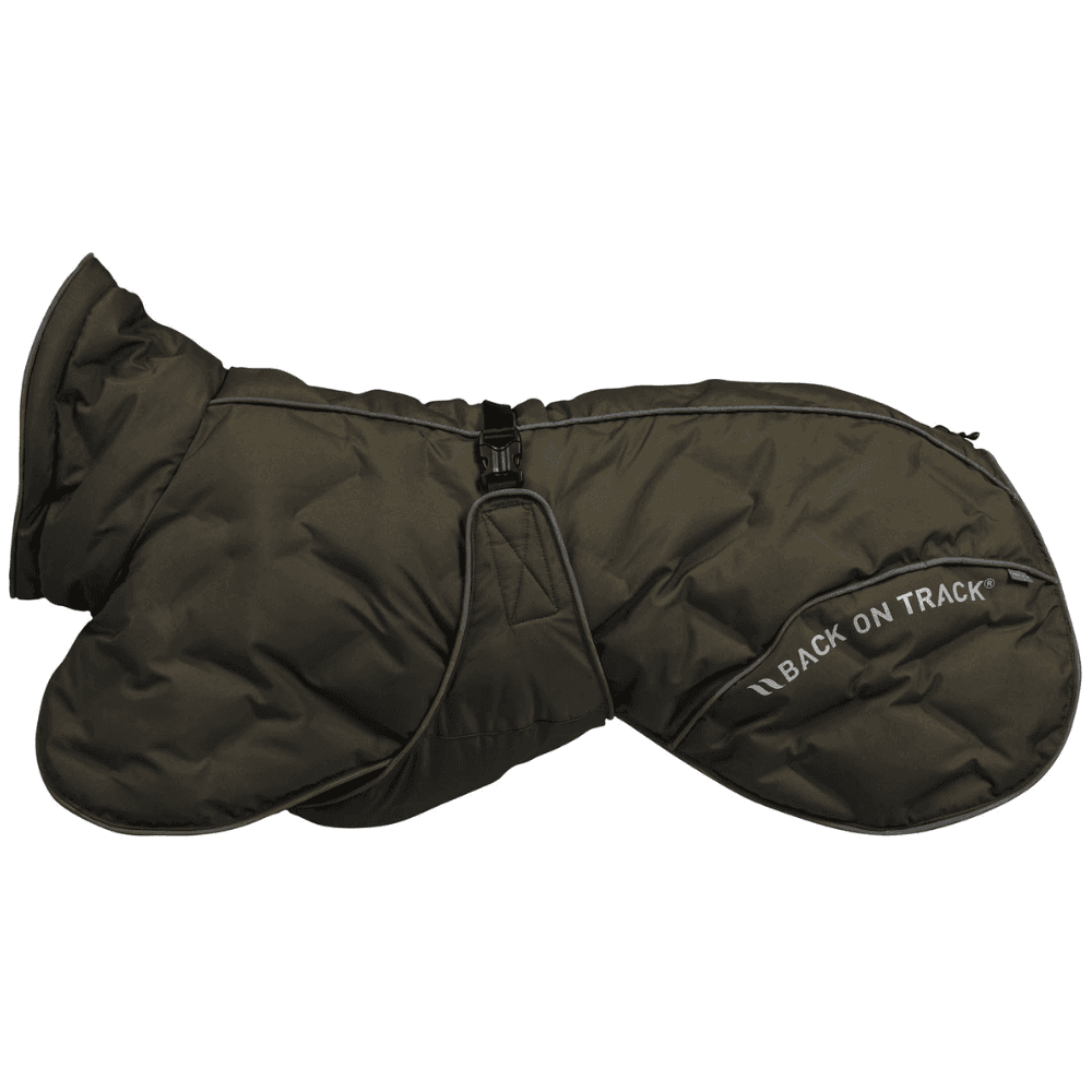 Bay Padded Coat High Set Tail 40-50 cm Olive, view: 0