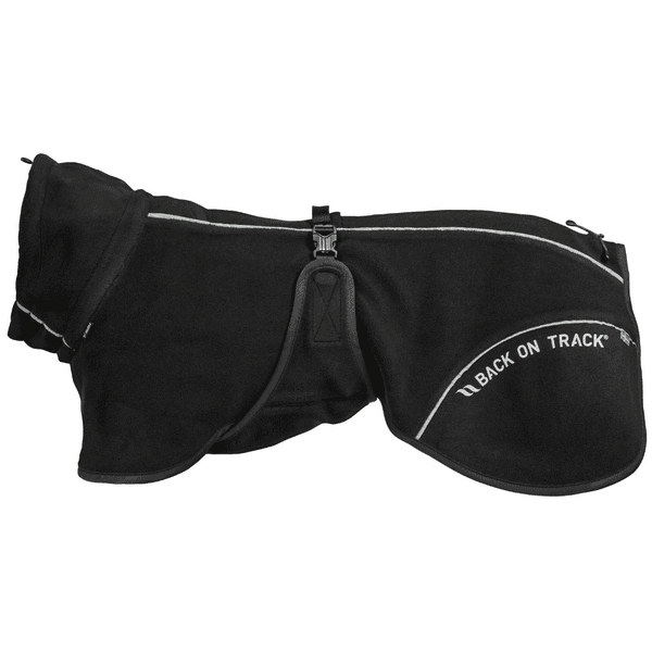 Bay Fleece Coat High Set Tail 25-35 cm Black, view: 0