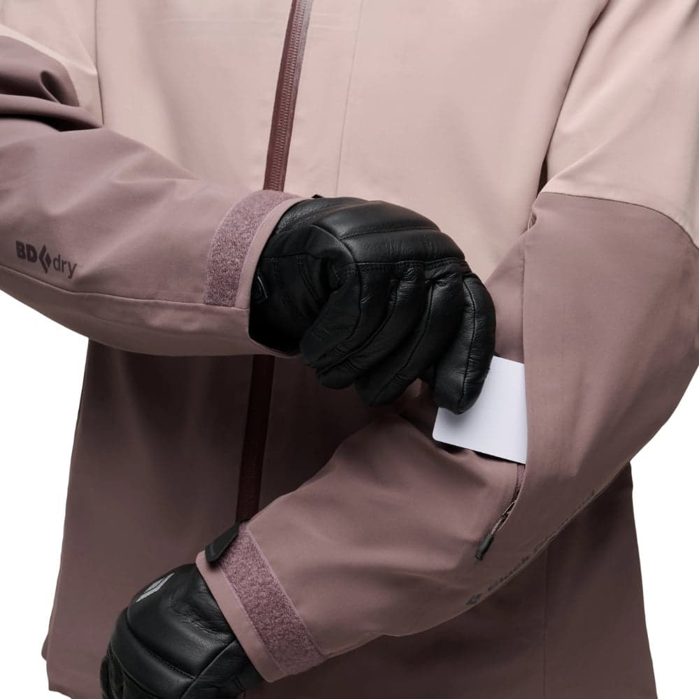 W's Recon Stretch Ski Shell Pale Mauve-Dark Mauve, view: 10