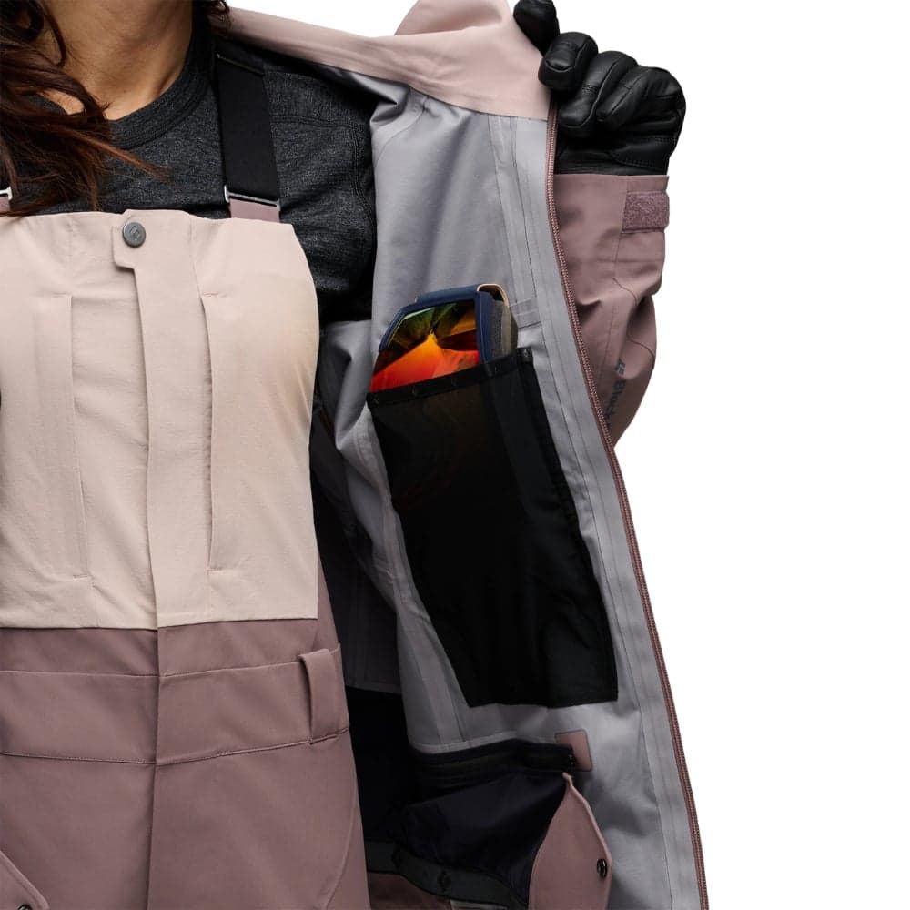 W's Recon Stretch Ski Shell Pale Mauve-Dark Mauve, view: 13