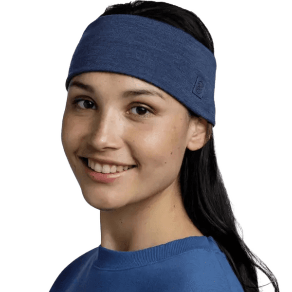Headband Merino Wide Solid Night Blue, view: 1
