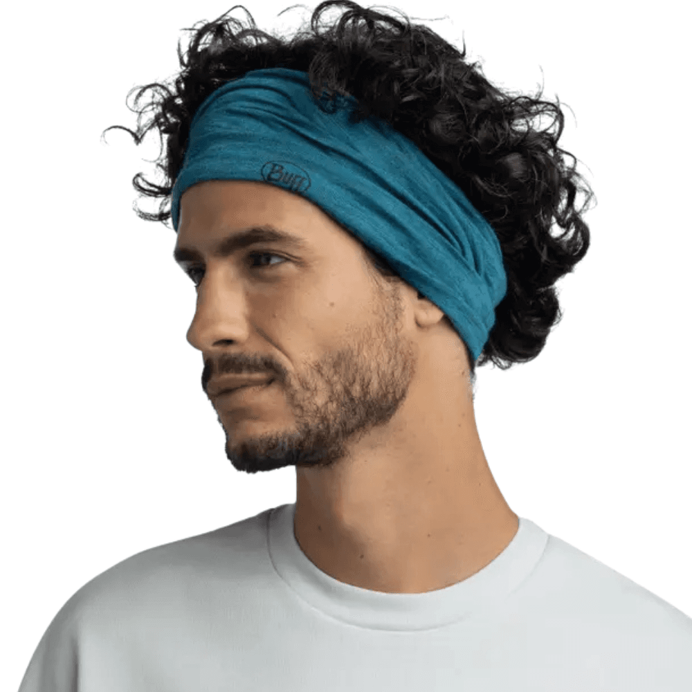 Neckwear Merino Lightweight Solid Teal, view: 3