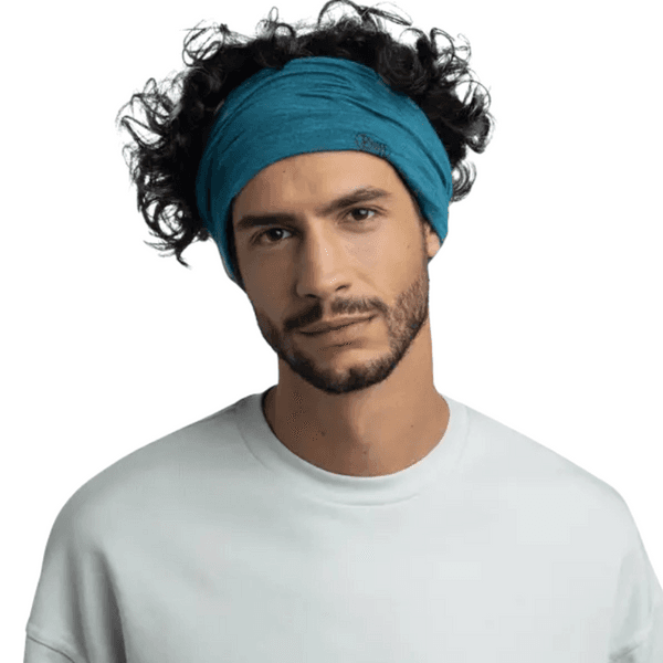 Neckwear Merino Lightweight Solid Teal, view: 2