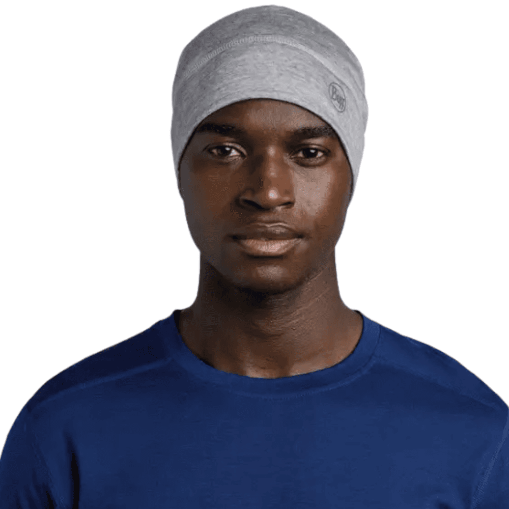 Beanie Merino Lightweight Solid Light Grey, view: 2
