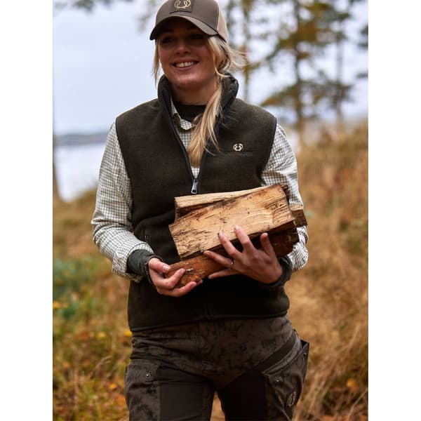 W'S Mainstone Fleece Vest Autumn Green, view: 2