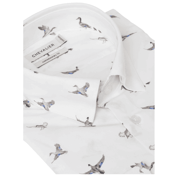 M's Danson Contemporary Fit Shirt Men Ducks In A Row, view: 2