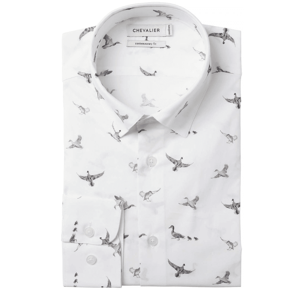 M's Danson Contemporary Fit Shirt Men Ducks In A Row, view: 1